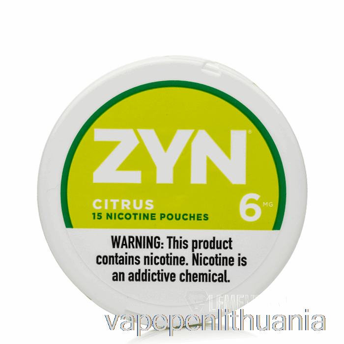 Zyn Nikotino Maišeliai - Citrusinių Vaisių 6mg Vape Skystis
